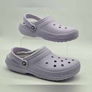 Crocs Classic Lined Clog Lavender Size Womens 11 / Mens 9 Style 203591